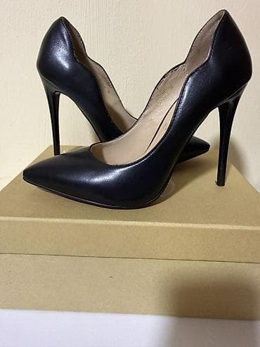 лабутен: Лодочки на шпильке, классические - Цвет: черный - размер 34 - — 1