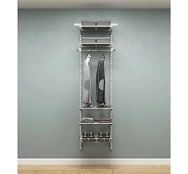 Гардеробная система ПРАКТИК Home Прихожая Medium 1 белая -отличается