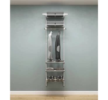 шкафы практик: Гардеробная система ПРАКТИК Home Прихожая Medium 1 белая -отличается — 1