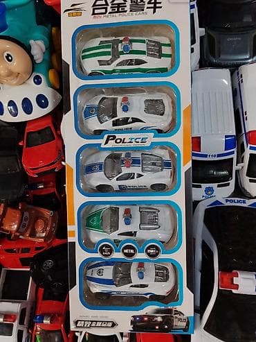 Набор игрушечных машинок Mini Metal Police Cars - Комплект из 5 — 1