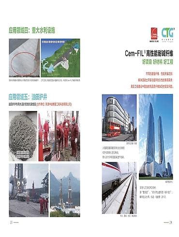 Стекловолоконные армирующие материалы CTG/Cem-FIL для бетона и