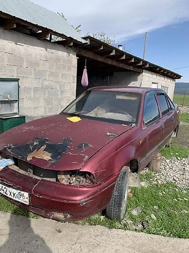 mini copper: Daewoo Nexia, седан, бордовый цвет. Автомобиль на разбор по запчастям — 3