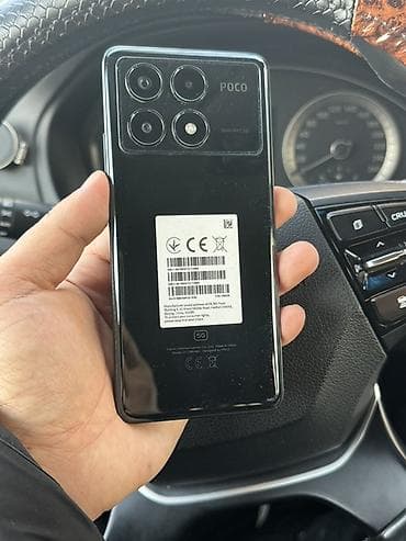 Poco X6 Pro, Б/у, 256 ГБ, цвет - Черный, 2 SIM at lalafo.kg Poco X6 Pro, Б/у, 256 ГБ, цвет - Черный, 2 SIM