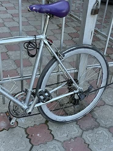 six flags: Городской велосипед с шоссейной посадкой - Легкая алюминиевая рама — 4