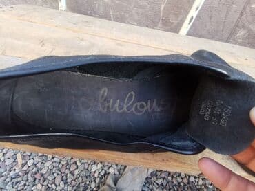 макасины: Мужские туфли, 41, Б/у, цвет - Черный, Самовывоз — 4