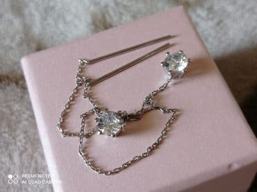 самые красивые свадебные платья в мире: Продаю сережки протяжки, серебро 925 пробы, не тяжёлые, длинные — 2