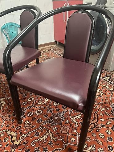 кухонные стульчики: Стул для кухни, Б/у, Железо — 2
