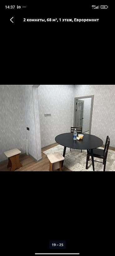 1 комнатная жал: 2 комнаты, 62 м², Элитка, 3 этаж, Евроремонт — 3