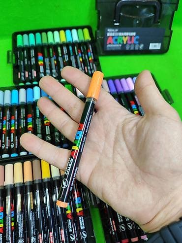 red centr: Маркеры акриловые 60 штук для детского рисования и творчества🖍️ — 3