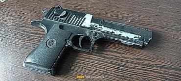 Игрушки: Игрушка Desert eagle, хорошая для ребенка за эту цену, металлический — 2