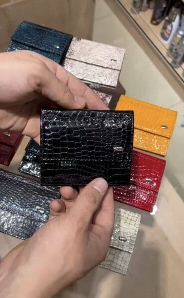 брендовые кошельки: Кожаный кошелёк — 7