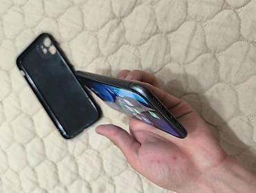 realme neo 6: IPhone 11, Б/у, 64 ГБ, Черный, Чехол, 72 % — 4