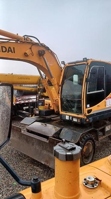 экскватор 140: Услуга: аренда колесного экскаватора Hyundai 140W Профессиональные — 4