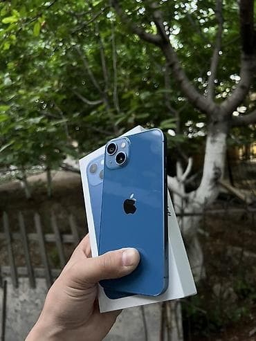iphone 11 цена бишкек бу: IPhone 13, Колдонулган, 128 ГБ, Көк, Куту, 75 % — 2