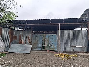 Металлический ангар/гараж из профнастила и металлического каркаса. -