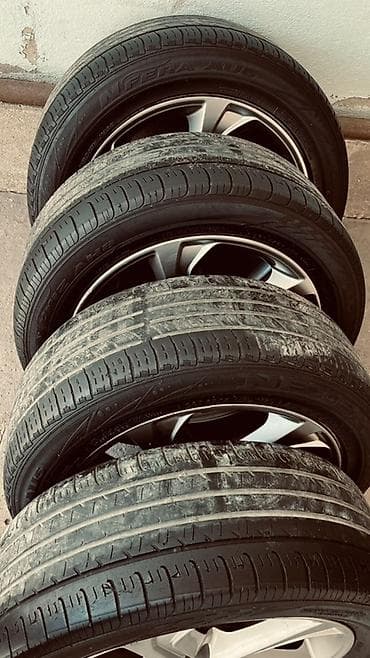 шины на сонату: Колеса в сборе 215 / 55 / R 17, Лето, Б/у, Комплект, Легковые, Литые, отверстий - 5 — 7