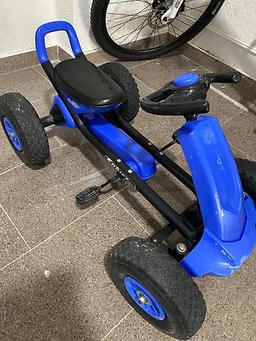 детский руль: Педальный детский карт (го-карт) с рулем - Тип: четырехколесный — 2