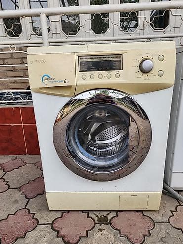 Стиральная машина Daewoo, фронтальная загрузка, 6 кг. Модель с
