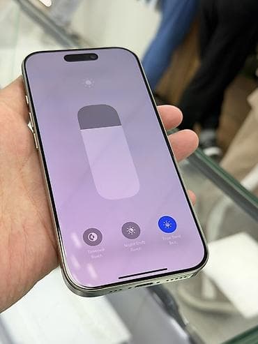 iphone 22: IPhone 16 Pro, Б/у, 128 ГБ, Серебристый, Защитное стекло, Чехол, 92 % — 10