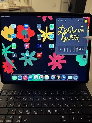 куплю клавиатуру: Планшет, Apple, 12" - 13", Wi-Fi, Классический цвет - Серый — 3