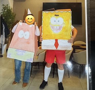 Карнавальные коробочные костюмы «Губка Боб» и «Патрик» - Набор из