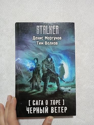 чехол х: Книга Сталкер чёрный ветер, состояние хорошее — 2