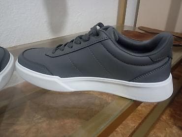 мужские сандалии: Кеды/кроссовки повседневные, низкие - Цвет: графитово-серый верх — 4