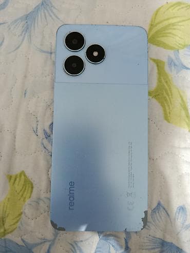 Realme Б/у, 64 ГБ, цвет - Голубой, 2 SIM