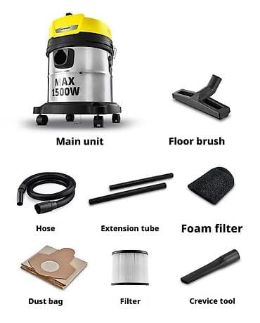 cooler master: Обычный пылесос Новый Karcher Тип пылесборника: Мешок Рассрочка — 4
