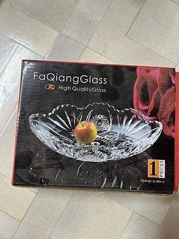 часы оргинал: Салатница/фруктовница FaQiangGlass - Тип: стеклянная чаша с — 1