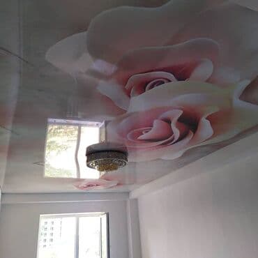 натяжные потолки город ош: Натяжной потолок Матовое Гарантия — 1