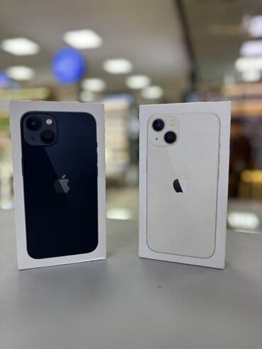 IPhone 13, Новый, 128 ГБ, Белый, Коробка, 100 %