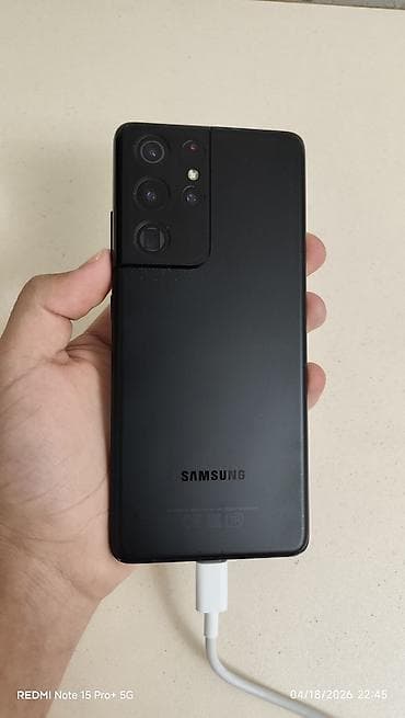 самсунг zoom: Samsung Galaxy S21 Ultra 5G, Б/у, 256 ГБ, цвет - Черный, 2 SIM — 2