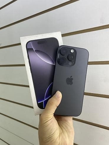 iphone se1: IPhone 16 Pro, 256 ГБ, Черный, Коробка, 87 % — 1