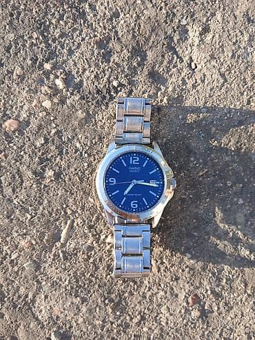 обычные часы: Классические часы часы, Casio, Япония, Водонепроницаемые, Мужские, Б/у — 1
