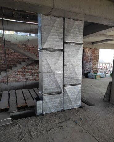 расценка строительных работ в бишкеке 2024: Жестяные работы, Вентиляция — 15