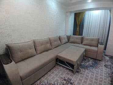 кресла реклайнеры: Угловой диван, C подушками — 4