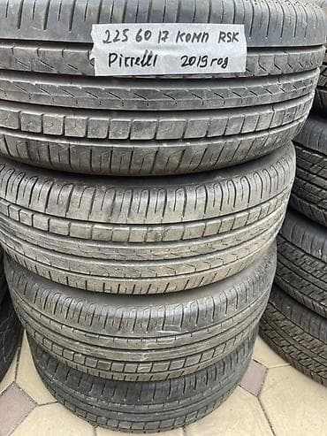 17: Шины 225 / 60 / R 17, Лето, Б/у, Комплект, Легковые, Pirelli — 1