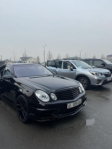 211 бампер: Mercedes-Benz E‑Class (W211), черный седан с AMG-стайлингом Основные — 1