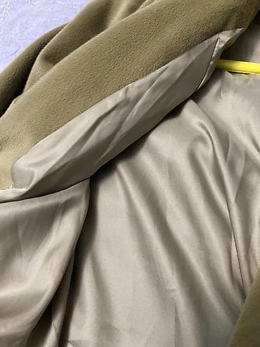 second hand: Пальто, Осень-весна, Кашемир, Длинная модель, Двубортная модель, M — 3