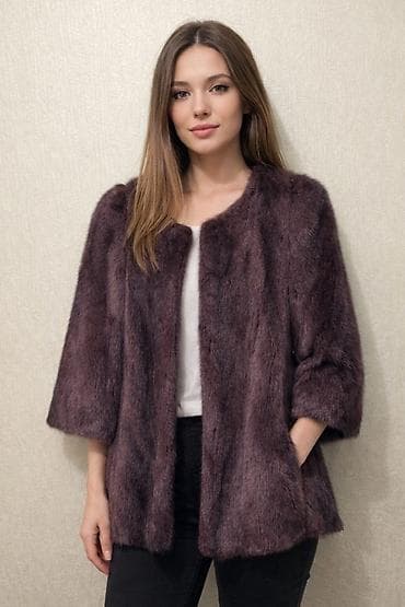smart folio: Шуба, Норка, Короткая модель, M — 1