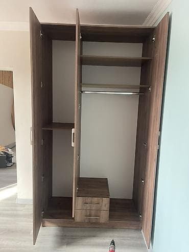 solutions third edition: Шифоньер, шкаф для одежды, Прямой, ЛДСП — 2