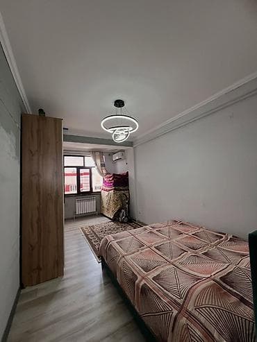 osh flat: 2 комнаты, 60 м², Городская больница №4 (ул. Айни) 107 серия, 1 этаж — 4