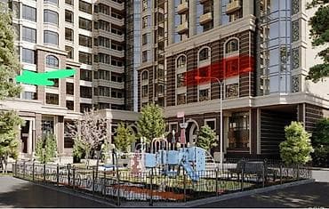 Недвижимость: 2 комнаты, 60 м², Элитка, Асанбай мкр Элитка, 3 этаж, ПСО (под самоотделку) — 2