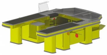 кассавый ящик: Кассовый бокс ГИПЕРНЕРУ Длина транспортера, мм	1200 Общая длина — 2