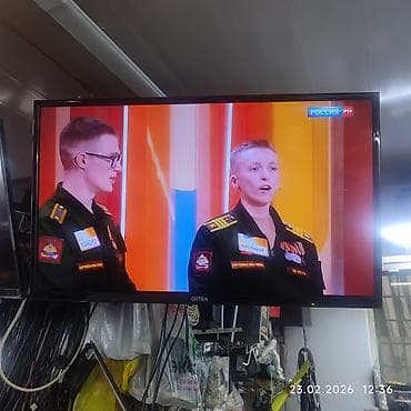 google tv: LED-телевизор OSTEN, диагональ 32 дюймов черная тонкая рамка — 2