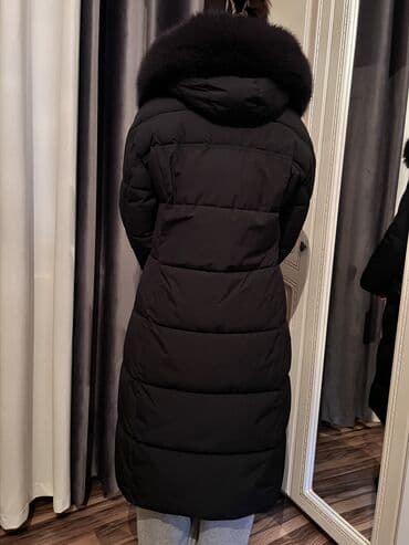 кышкы куртка: Пуховик, По колено, Китай, С капюшоном, XL — 3