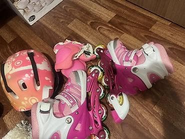 коньки bauer: Детский комплект для катания на роликах.Размер регулируется .! — 2