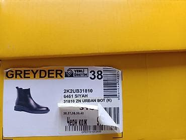 Мокасины и лоферы: Ботинки, 38, Новый, цвет - Черный, Самовывоз — 3