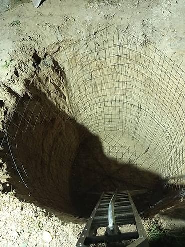 Монолитные железобетонные колодцы/шахты под ключ - Устройство круглых at lalafo.kg Монолитные железобетонные колодцы/шахты под ключ - Устройство круглых